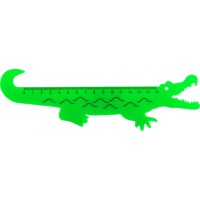 Лінійка пластикова Crocodile, 15 см Лінійка пластикова Crocodile, 15 см