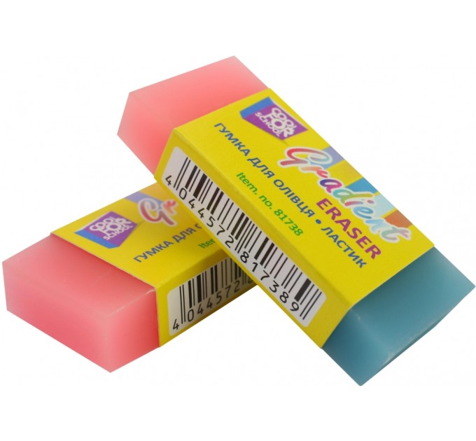 Гумка для олівця PVC в індивідуальній упаковці Gradient