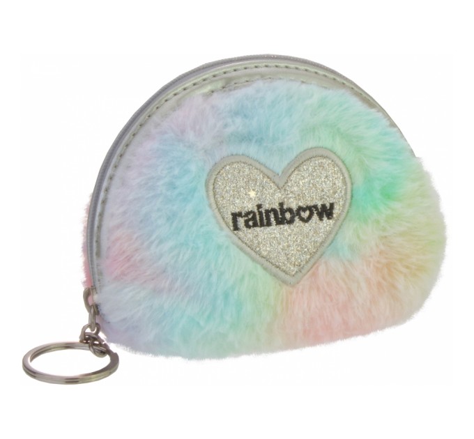 Брелок-гаманець пухнастий Rainbow