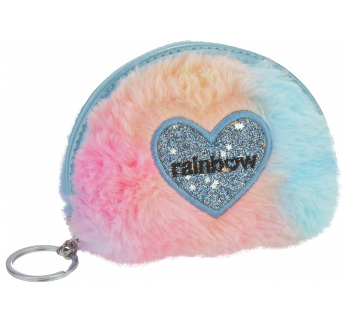 Брелок-гаманець пухнастий Rainbow