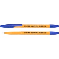 Ручка кулькова Economix YELLOW PEN синя