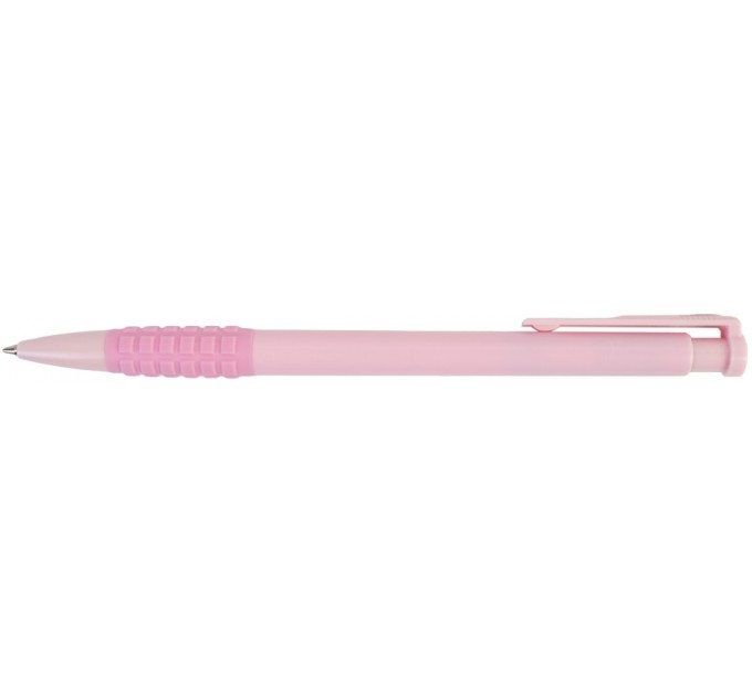 Ручка кулькова автомат. ECONOMIX MERCURY PASTEL 0,5 мм. Корпус асорті, пише синім