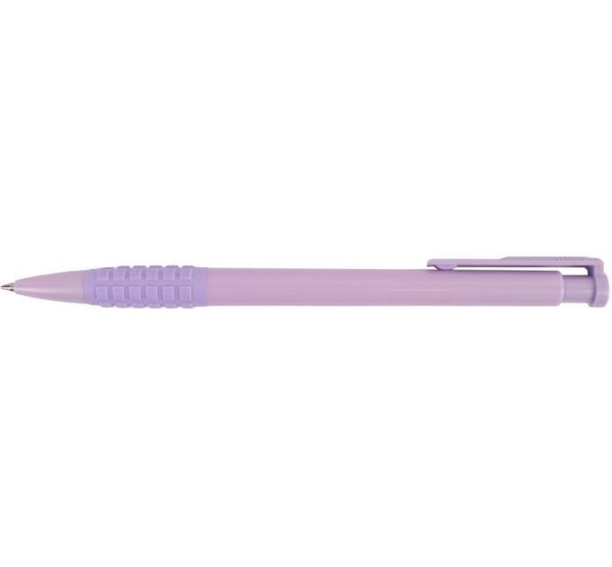 Ручка кулькова автомат. ECONOMIX MERCURY PASTEL 0,5 мм. Корпус асорті, пише синім