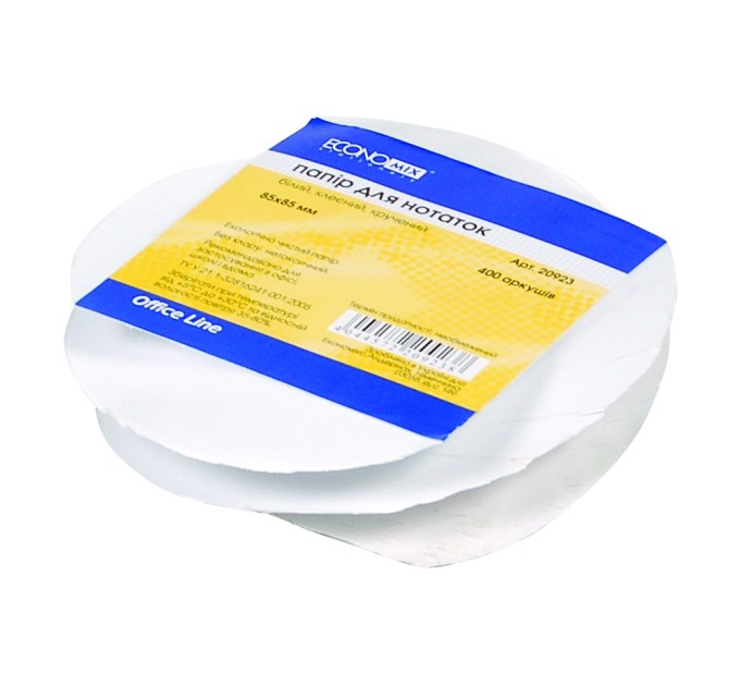 Папір для нотаток Economix, білий, 85х85, 400 арк. ( E20923 )