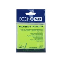 Стікери Economix, 75х75, зелені, 100 арк.