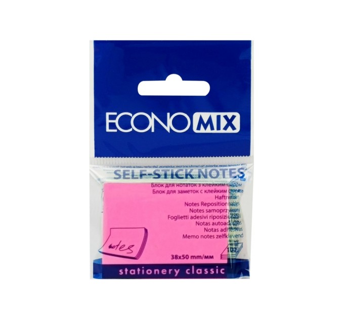 Стікери Economix, 38х50, 4 кольори, 100 арк.