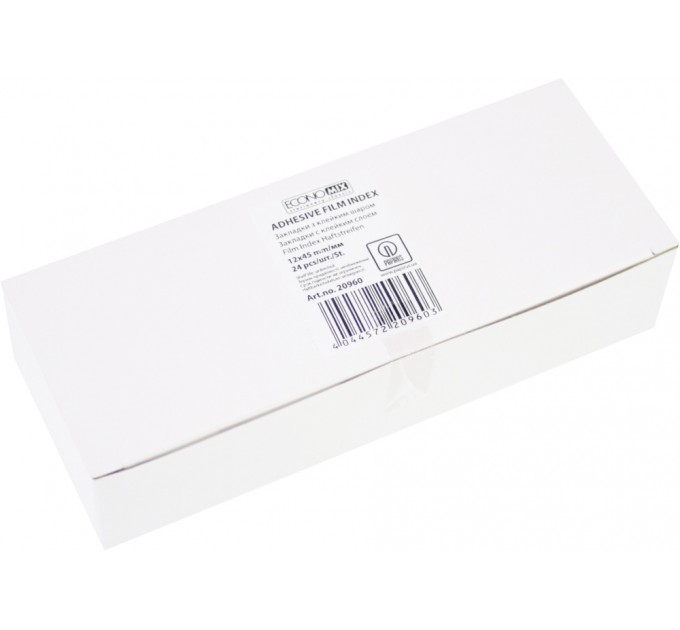 Стікери-закладки Economix, 12х45, пластикові