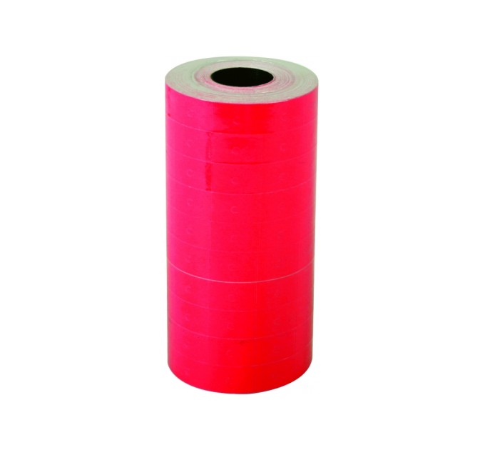 Етикетки-цінники Economix 23х16 мм червоні (700 шт. / рул.), E21302-03