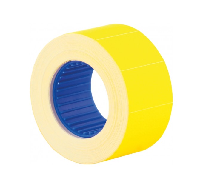 Етикетки-цінники Economix 26х16 мм жовті (500 шт. / рул.), E21305-05