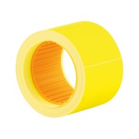 Етикетки-цінники Economix 50х40 мм жовті (100 шт. / рул.), E21310-05
