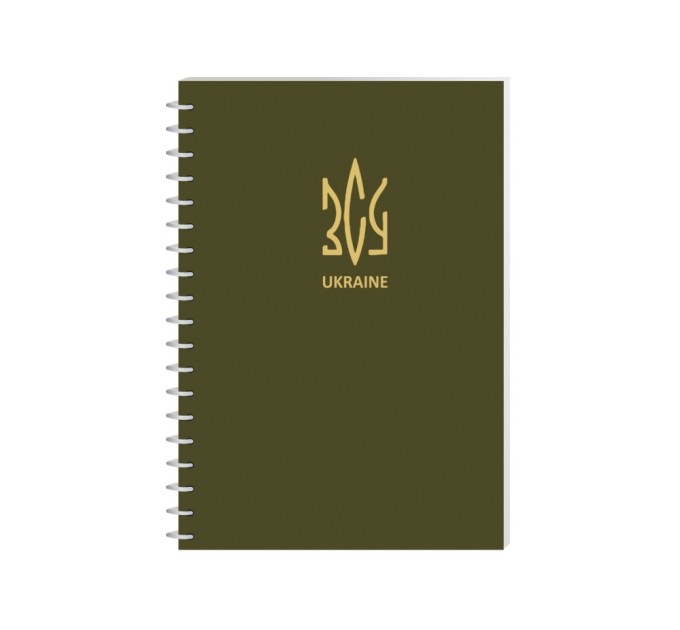 Блокнот А6, UA, обкл. - пластик, 48 арк., асорті