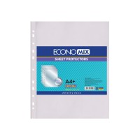 Файл для документів А4+ Economix Crystal, фактура 