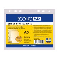 Файл для документів А5 Economix, 30 мкм, фактура 