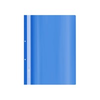 Папка-швидкозшивач А4 Economix Light з перфорацією, 140/100, синя Папка-швидкозшивач А4 Economix Light з перфорацією, 140/100, синя