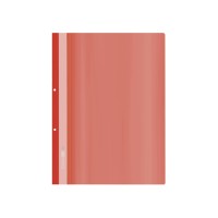 Папка-швидкозшивач А4 Economix Light з перфорацією, 140/100, червона