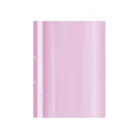 Папка-швидкозшивач А4 Economix Light з перфорацією, 140/100, рожева