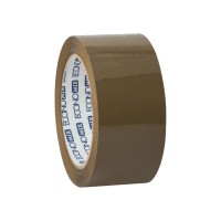 Стрічка клейка пакувальна (скотч) Economix, коричнева, 48мм*100м