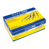 Скріпки круглі Economix; 28 мм / 100 шт