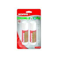 Клей-олівець Kores, основа PVP, 40г, 2 шт. в блістері