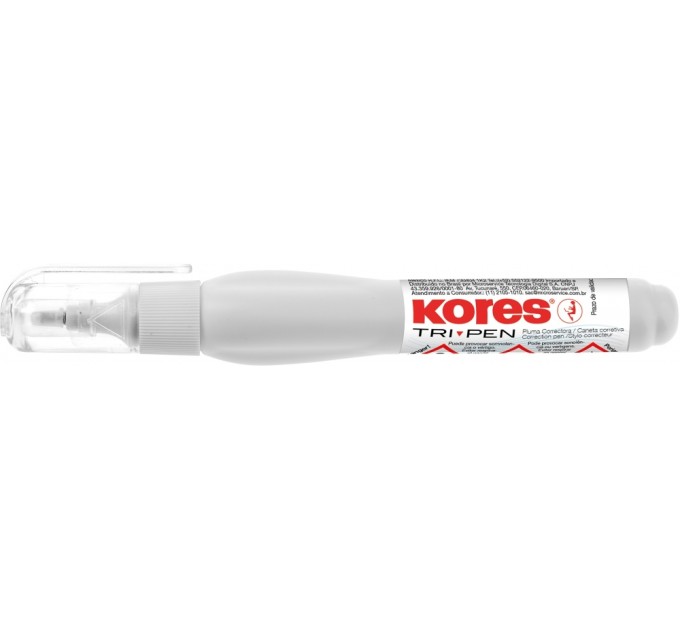 Коректор-ручка Kores Tri Pen, метал. вістря, 10 г