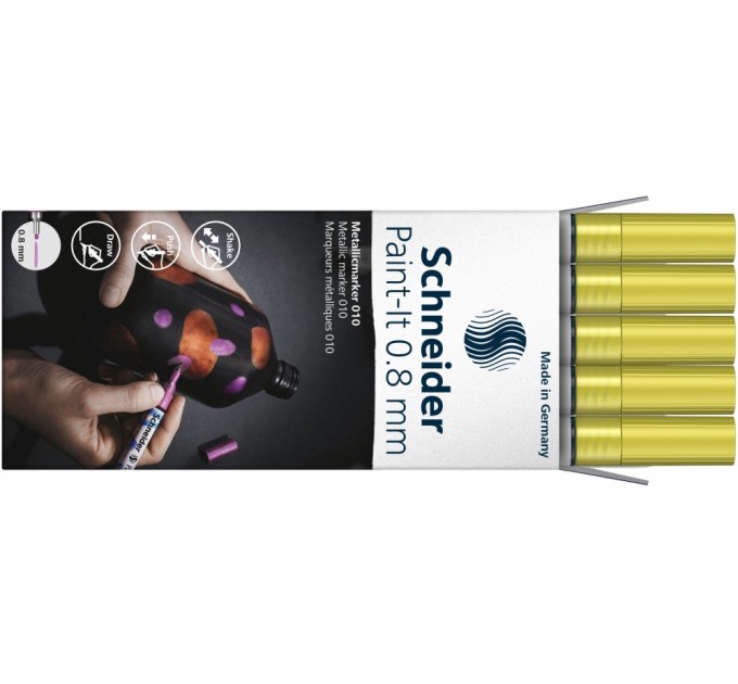 Маркер металік SCHNEIDER PAINT-IT 0,8 мм, жовтий