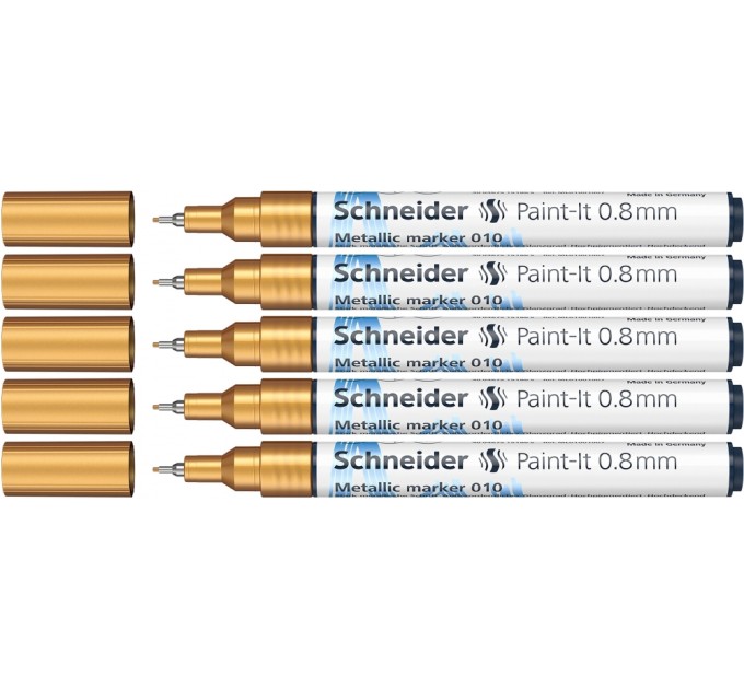 Маркер металік SCHNEIDER PAINT-IT 0,8 мм, золотий
