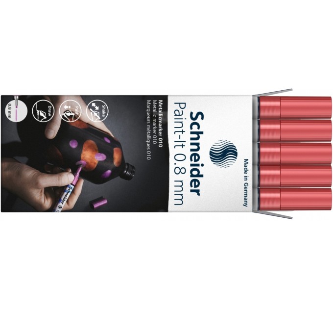 Маркер металік SCHNEIDER PAINT-IT 0,8 мм, червоний