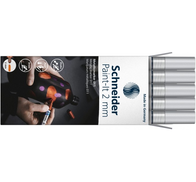 Маркер металік SCHNEIDER PAINT-IT 2.0 мм, срібний