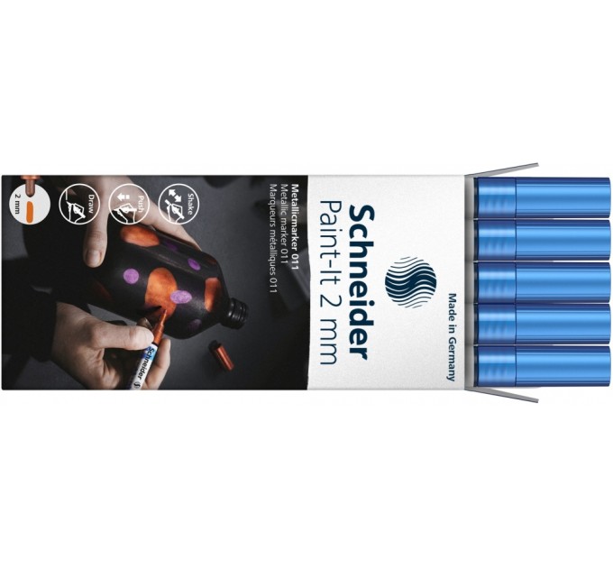 Маркер металік SCHNEIDER PAINT-IT 2.0 мм, синій