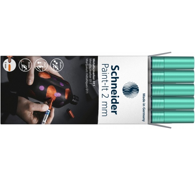 Маркер металік SCHNEIDER PAINT-IT 2.0 мм, зелений