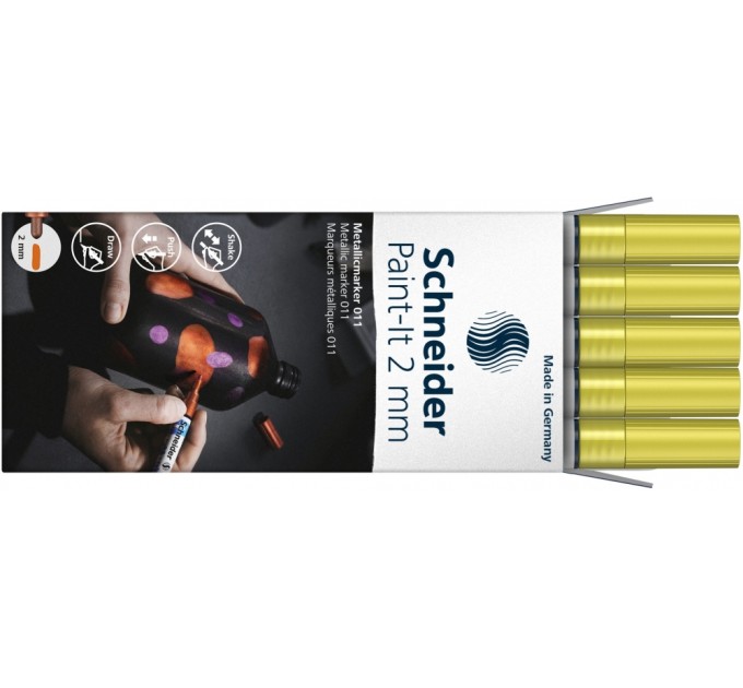 Маркер металік SCHNEIDER PAINT-IT 2.0 мм, жовтий