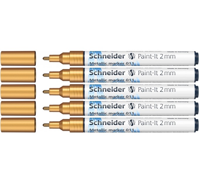 Маркер металік SCHNEIDER PAINT-IT 2.0 мм, золотий