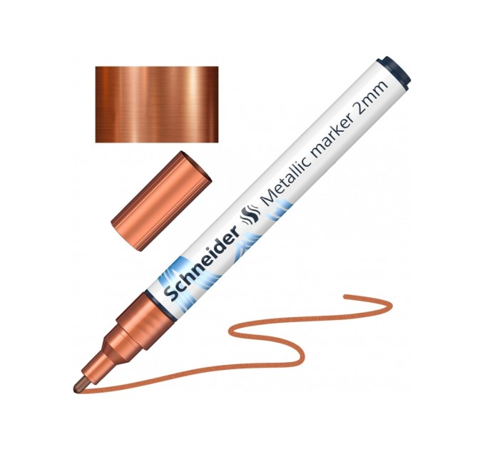 Маркер металік SCHNEIDER PAINT-IT 2.0 мм, мідний