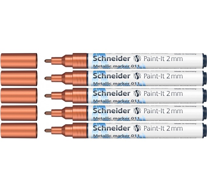 Маркер металік SCHNEIDER PAINT-IT 2.0 мм, мідний