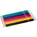 Олівці кольорові ERASABLE, 12 шт., пластикові, шестигранні, стираються, з гумкою