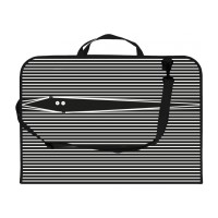 Портфель пластиковий на блискавці, А3 Портфель пластиковий на блискавці, А3