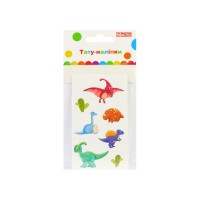 Набір з тимчасових тату Dino, 10 аркушів асорті