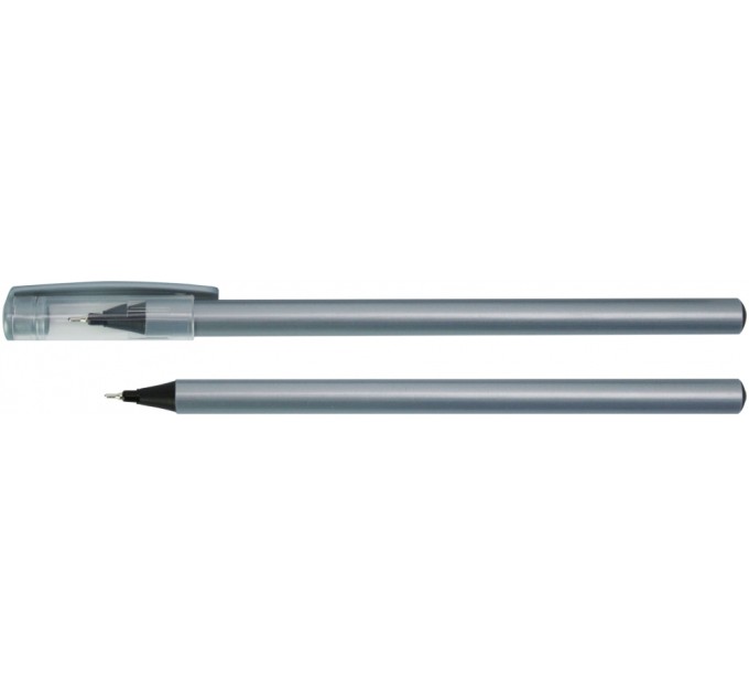 Ручка масляна OPTIMA CHROME 0,7 мм корпус металік, пише синім