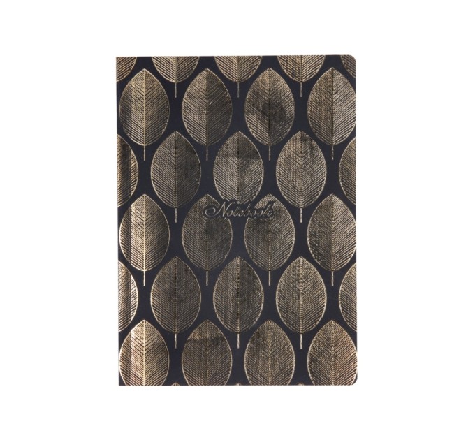 Блокнот "Design 02", А5, софттач+тиснення, термобіндер, 80 арк., клітинка