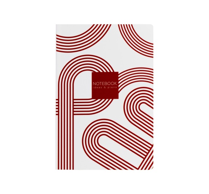 Блокнот "Design 05", А5, ламінація+UV, термобіндер, 80 арк., клітинка