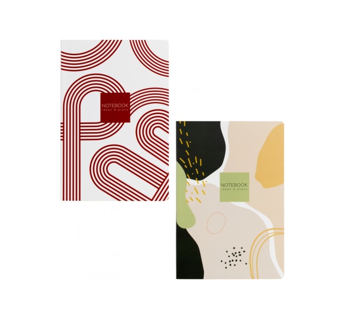 Блокнот "Design 05", А5, ламінація+UV, термобіндер, 80 арк., клітинка