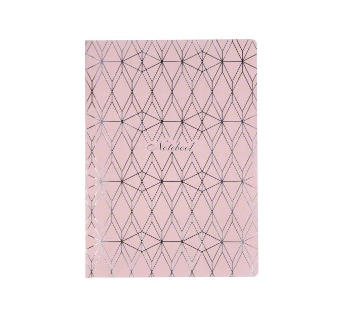 Блокнот "Design 16", А5, софттач+тиснення, термобіндер, 80 арк., клітинка