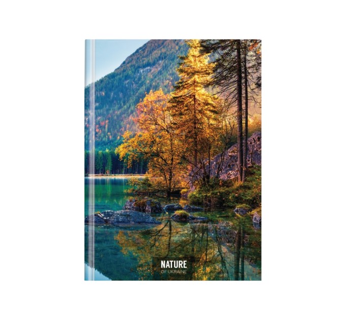 Блокнот "Nature of Ukraine: озеро", А4, тверда обкл., 96 арк., клітинка