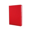 Щоденник недатований, Optima тиснення Notebook, Vivella, кремовий блок, червоний, клітинка, А5