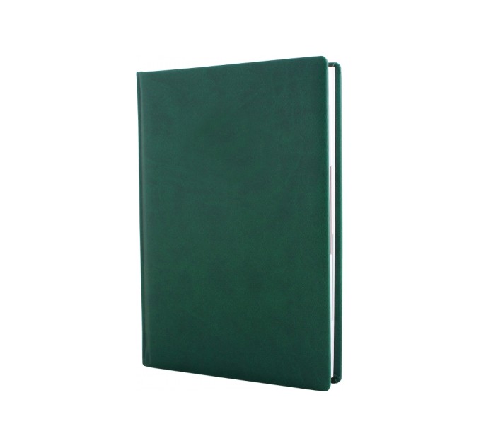 Щоденник недатований, Optima тиснення Notebook, Vivella, кремовий блок, клітинка, зелений, А5