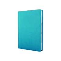 Щоденник недатований, Optima тиснення Notebook, Vivella, кремовий блок, клітинка, бірюза, А5