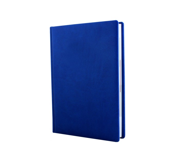Щоденник недатований, Optima тиснення Notebook, Vivella, кремовий блок, клітинка, темно-синій, А5