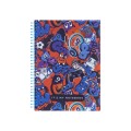 Блокнот "Pattern 28" А5, пластикова обкл., спіраль, 80 арк., клітинка