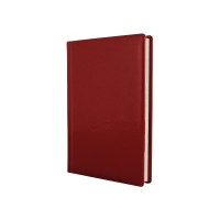 Щоденник недатований, Optima GLOSS, кремовий блок, лінія, червоний, А5