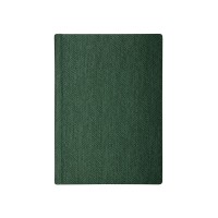 Щоденник недатований, Optima TWEED, кремовий блок,  клітинка, зелений, А5